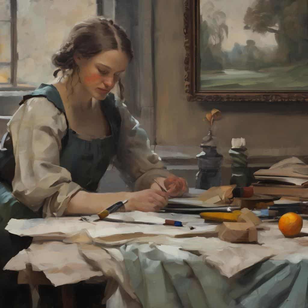 Ανδρικά και γυναικεία έργα τέχνης με παραδοσιακή τεχνοτροπία και πολιτιστική κληρονομιά.